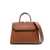 VALEXTRA VALEXTRA Duetto leather top-handle bag GOLDEN