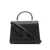 VALEXTRA VALEXTRA Iside micro leather handbag BLACK
