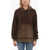 COTTON CITIZEN Brushed Cotton Hoodie With Ribbed Edges Brown