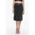CHARLES JEFFREY LOVERBOY Pleated Midi Skirt With Brooch Detail Black