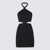 Alexander Wang Alexander Wang Black Stretch Cut Out Mini Dress Black