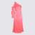 DAVID KOMA David Koma Neon Pink Satin Midi Dress 