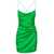 GAUGE81 Gauge81 Green Silk Mini Dress JUNGLE