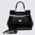 Dolce & Gabbana Dolce & Gabbana Sicily Medium Leather Handbag Black