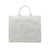 Dolce & Gabbana White Handbag with Tonal DG Detail in Smooth Leather Woman WHITE