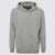 LANEUS Laneus Grey Melange Cashmere-Silk Blend Hoodie GREY