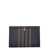 Thom Browne Small Document Holder W/ 4 Bar In Pebble Grain Leather BLUE