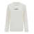 Jil Sander White Long Sleeve T-Shirt With Contrasting Logo Print In Cotton Woman WHITE