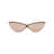 MYKITA Mykita Sunglasses 350 MH21 Nude Off White Nude Solid Shield
