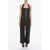 Bottega Veneta Salon 01 Stretch-Linen Halterneck Jumpsuit With Bodice Black