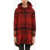 Woolrich Tartan Checked Hunting Eskimo Coat With Beaded On The Sleeve Red