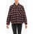 Woolrich Two-Tone Buffalo Checked Jacket With Zip Closure And Breast Black