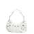 Balenciaga Balenciaga Le Cagole Piccola Leather Crossbody Bag WHITE