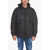 DSQUARED2 Quilted Shearling Jacket With Logo Patch Black