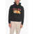 DSQUARED2 Caten Trip Hoodie Sweatshirt With Graphic Print Black