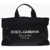 Dolce & Gabbana Embossed Logo Nylon Travel Bag Black