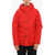 Woolrich Contrasting Buttons Gtx Mountain Utility Down Jacket Red