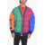 DSQUARED2 Kaban Puffer Cardigan With Embossed Logo Multicolor