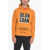 DSQUARED2 Dean & Dan Hoodie Sweatshirt With Lettering Print Orange