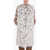 Dolce & Gabbana Faux-Fur Sleeveless Coat With Animalier Pattern White