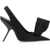 Ferragamo Sandal With Asymmetrical Bow BLACK