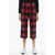 Woolrich Buffalo Checked Gaucho Pants With Drawstring Waist Multicolor
