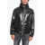 Bottega Veneta Rubberized-Woven Windbreaker With Removable Lining Black