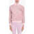 Lanvin Zip-Up Monogram Chenille Sweatshirt With Jewel Patch Pink