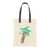 Palm Angels PALM ANGELS COTTON CANVAS SHOPPING BAG WHITE