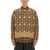 Palm Angels Jacquard Sweater BEIGE