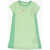 Nike Checked Tee Dress With All-Over Logo Green