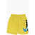 Nike Swim Swim Shorts With Side Logo Print Yellow