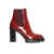 Santoni Ferry ankle boots Red