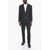 CORNELIANI Extrafine Wool Leader Suit With Flap Pockets Black