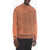 Diesel D-Krib Sweatshirt With Vintage Effect Denim Orange