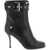 Alexander McQueen Leather Ankle Boots With Buckle BLACK SILVER