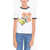 CORMIO Crew-Neck T-Shirt With Flowers-Print White