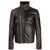 Rick Owens RICK OWENS Bauhaus leather jacket BROWN