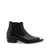 Alexander McQueen Alexander McQueen Leather Ankle Boots Black