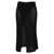 ANDREADAMO Andreādamo 'Fishnet Knit Midi Wrap’ Skirt Black