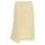 Jil Sander Jil Sander Satin Skirt With Side Slit YELLOW