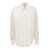 Brunello Cucinelli BRUNELLO CUCINELLI Stretch cotton poplin shirt with Crispy silk Broderie Anglaise sleeve WHITE