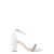 Stuart Weitzman STUART WEITZMAN NEARLYNUDE HIGHSHINE - Open sandal with jewel WHITE