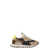 RUN OF Run Of Barrio M - Sneakers Suede, Canvas And Leather BLUE/BEIGE