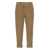 Dondup DONDUP KOONS - Multi-striped velvet trousers with jewelled buttons CAMEL