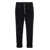 Dondup DONDUP KOONS - Multi-striped velvet trousers with jewelled buttons BLACK