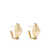 ALITA Alita Earrings Pair Deco Rombo Medi Accessories J1000 YELLOW GOLD