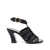 Khaite Khaite Perth Heel Sandal Shoes 200 BLACK