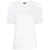 R13 R13 BOXY SEAMLESS T CLOTHING WHITE