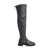 Stuart Weitzman STUART WEITZMAN STR NAPPA LOWLAND LIFT HIGH BOOTS SHOES Black